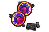ORACLE OCULUS LED HEADS: JEEP JL/JT 7in. (Color Shift RGB/ 2.0 Controller)