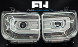 GMC Sierra Morimoto XBLED Headlights (2014-18)