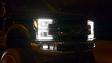 Ford Super Duty 17-19 Projector Headlights OLED DRL & LED Turn Signals Clear