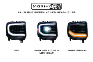 GMC Sierra Morimoto XBLED Headlights (2014-18)